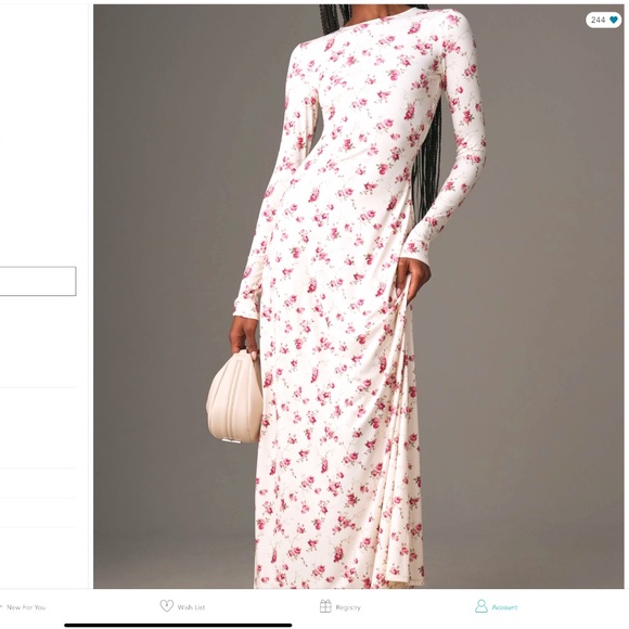 We wore What Anthropologie dress size large - cottage core, boho, floral